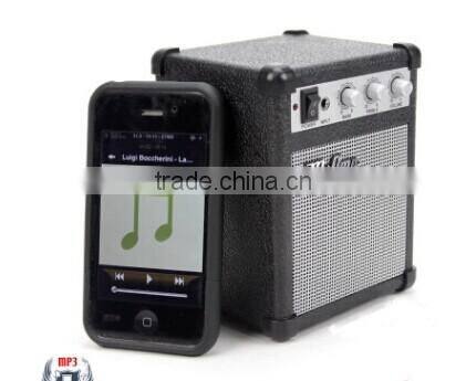 5W Mini Guitar AMP Amplifier 194 Brand New High Quality Portable Stereo Speaker for Electric Wooden Guitar Bass MP3 Smart Phone