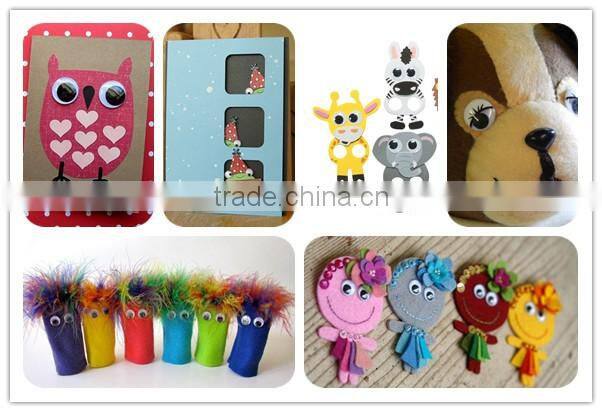 Wholesale Handcraft Toy Making Plastic Wiggle Eyes Googly Eyes Moving Eyes