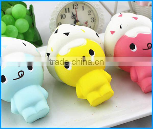 Kawaii slow rising toys squishy ice cream doll for stress release