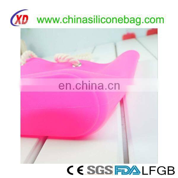 Fashion Waterproof Beach Bags Women Shopping Silicone Handbags