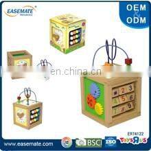 Best popular baby boy wooden toy lovely funny trolley