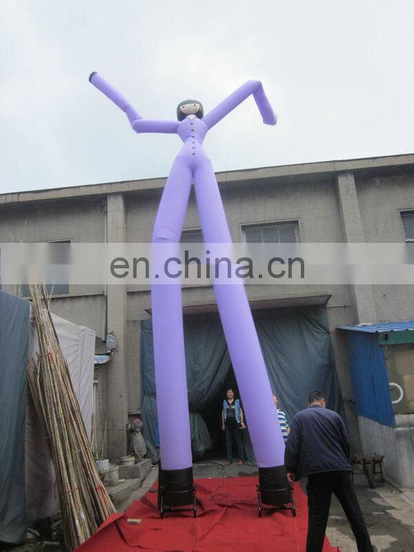 customized multicolordouble legs giant inflatable air dancers inflatable wave man