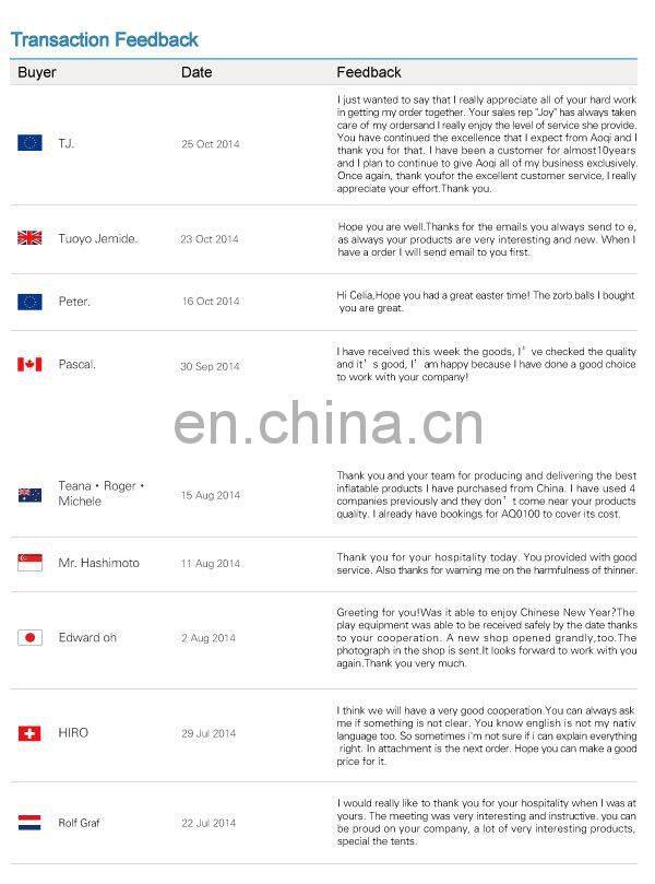 AOQI competitive price Arctic Ocean inflatable Polar Bear Pattern water slide for kids and adults