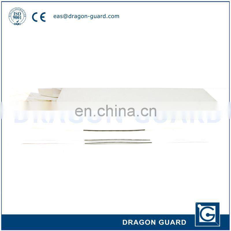 eas magnetic em strip,em system strip,soft label strip for books/ library