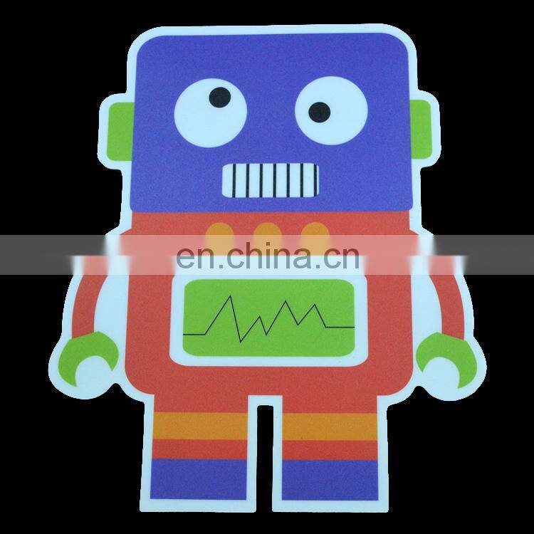 Die cut pvc surface EVA cartoon mouse mat