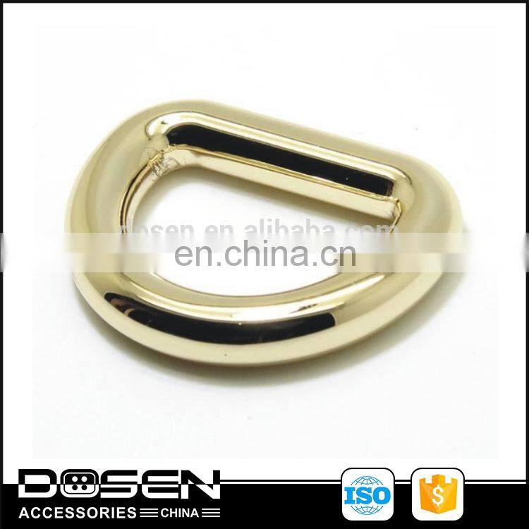 Custom Difference Surface Treatments Blet D Shape Buckle D Ring Bag Strap Buckle For Handbags Duffel Bag Purse Metal Accessories