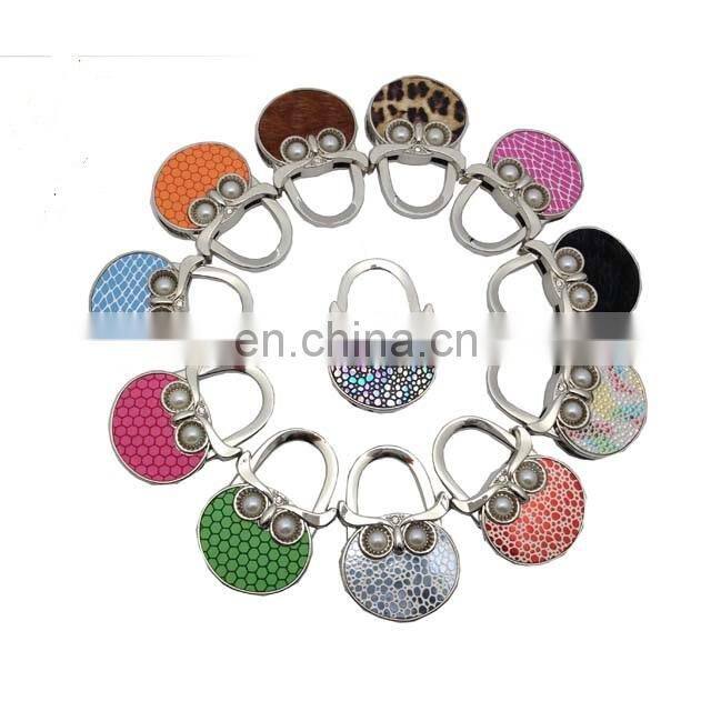 Popular lady table top purse hook with animal design