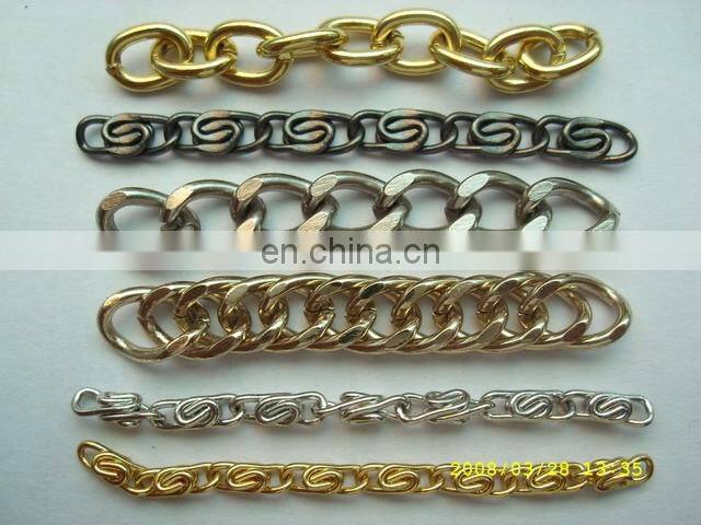 Hot sale 18K plated gold chain for men and women handbag decoration
