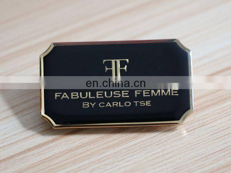 Promotional Price Custom Logo Rectangle Labels Metal Luggage Tags