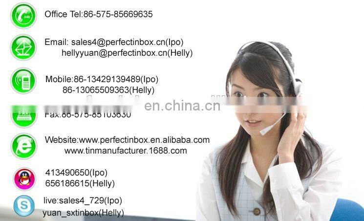 promotion gift tin professiona factory new product metal tinplate lunch box