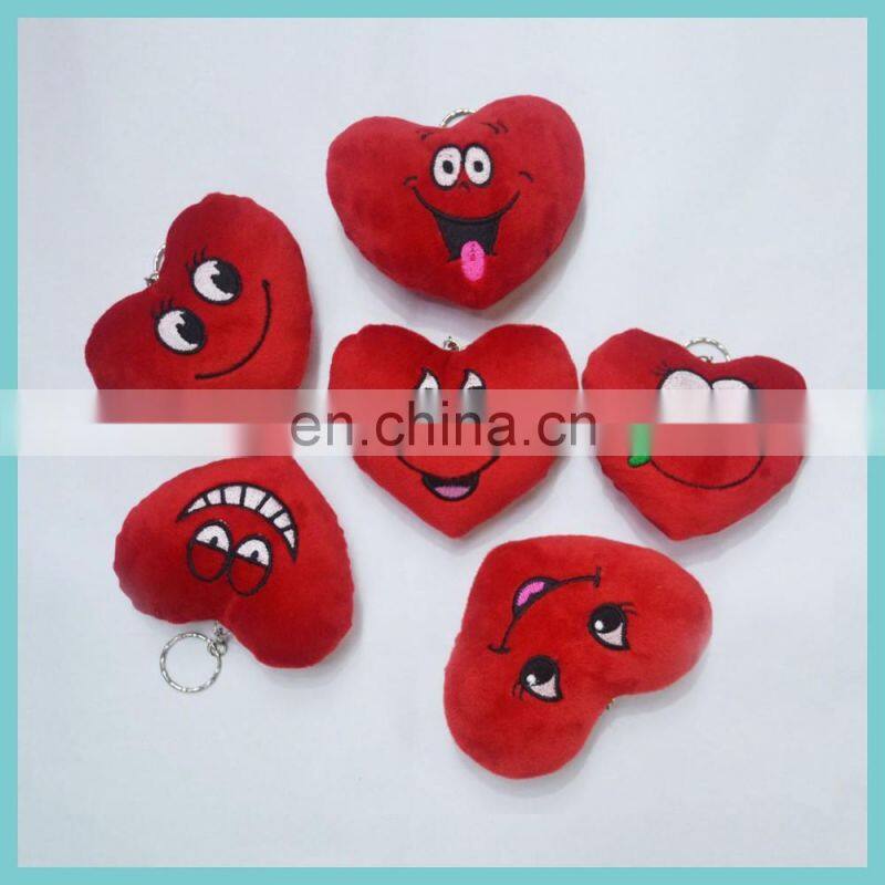 27 styles of creative plush emoji keychain poo keychain devil keychain