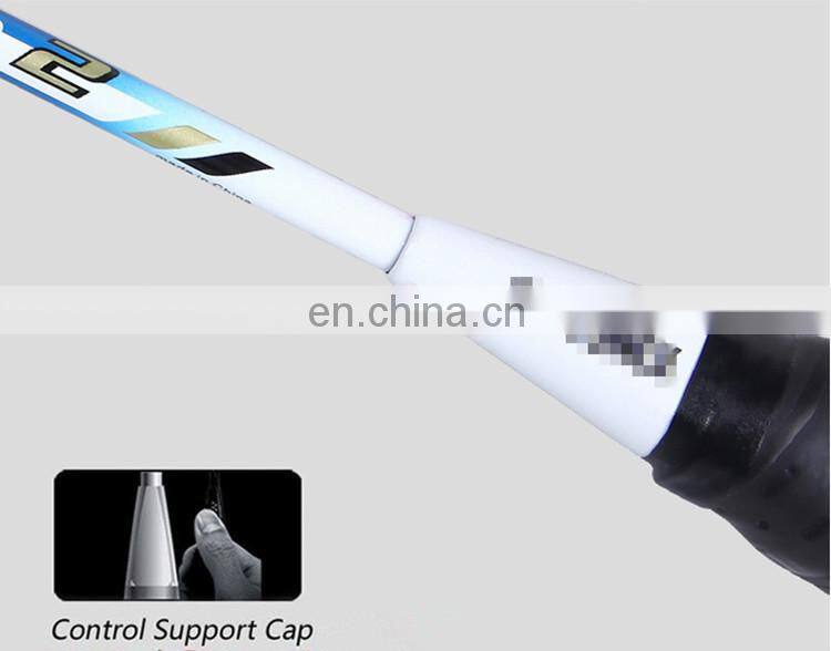 blue custom high qualit professional sports badminton racket