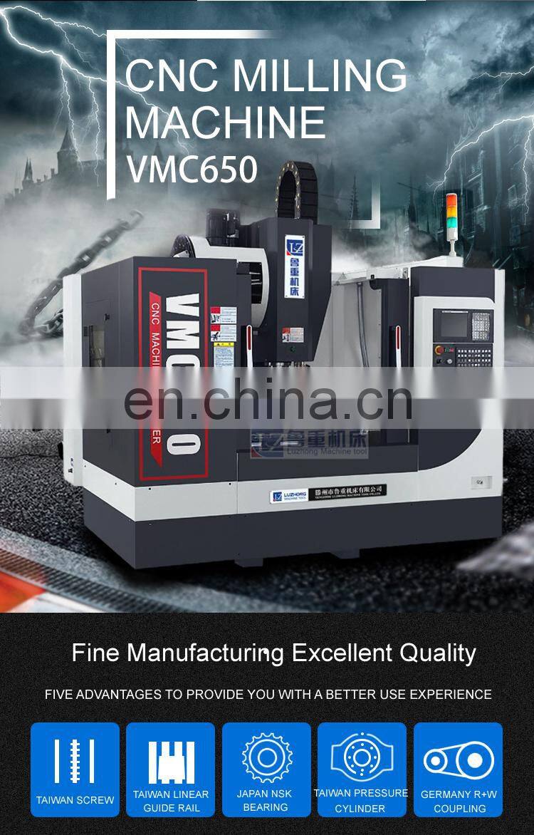 Vertical Machining Center VMC650 5 Axis CNC china cnc milling machine