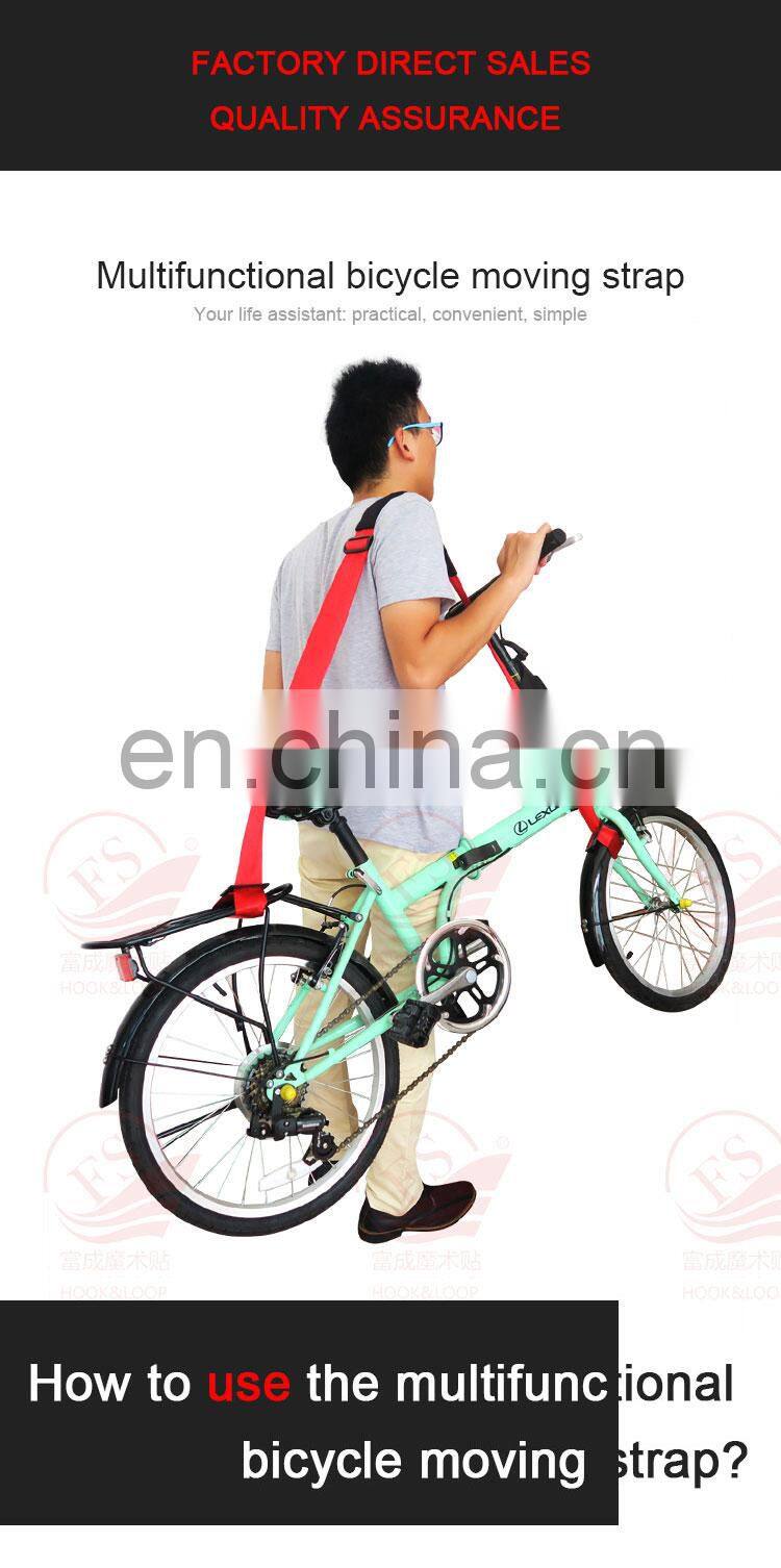 Durable Textile accessories the webbing moving strap for carrying bicycle