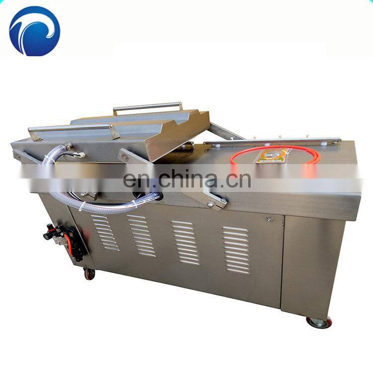Double chamber vacuum packing machine for meat,beef,sea food,tofu,mushroom,peanut,rice,chicken