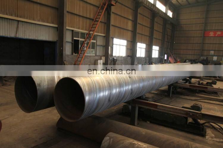 40 inch API 5l spiral welded steel pipe, 10 mm thick welded steel tubes 1016 mm OD