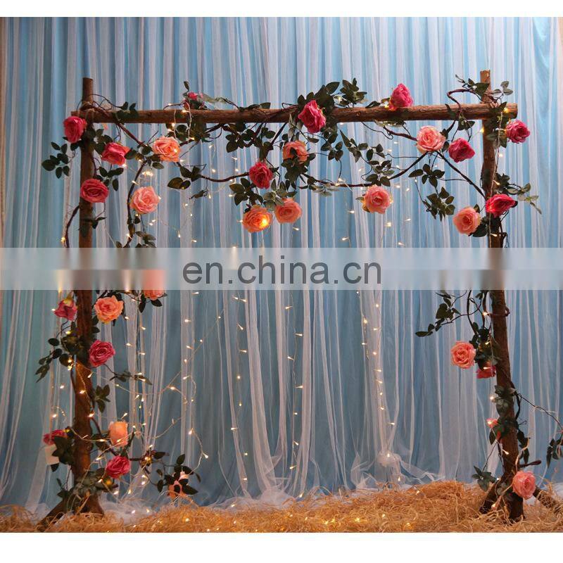 Customize Romantic Backdrop Curtain Drape Fabric Wedding Hall Backdrop Ideas Indian Wedding Decorations Decor