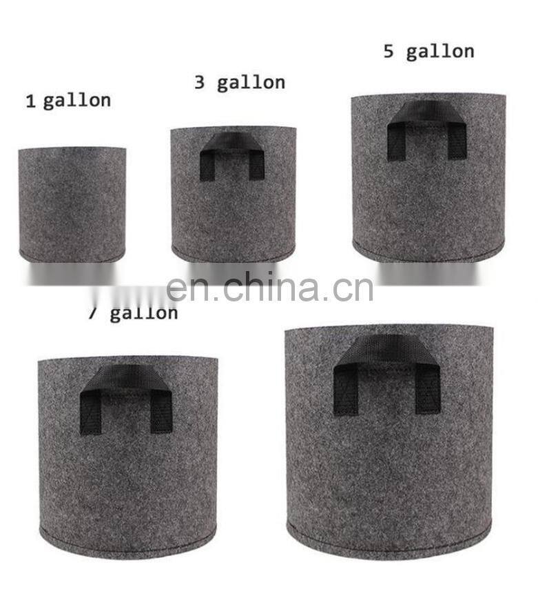Wholesale vegetable felt grow bag tree planting for plants