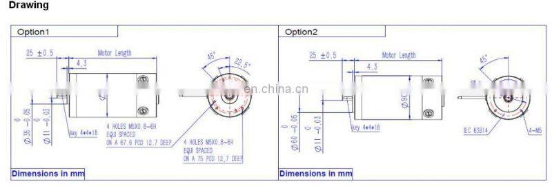 4'' 90mm big power high torque 12 volt 24 volt dc motor 300w 400w 500w Chinese Manufacturer