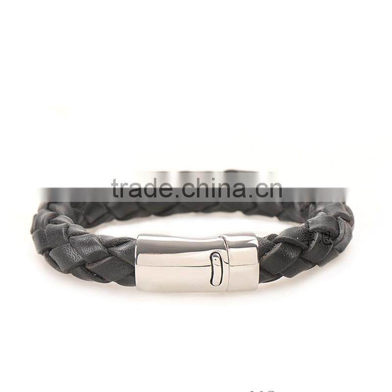 Antique brown genunie multi wrap men bracelet leather wholesale