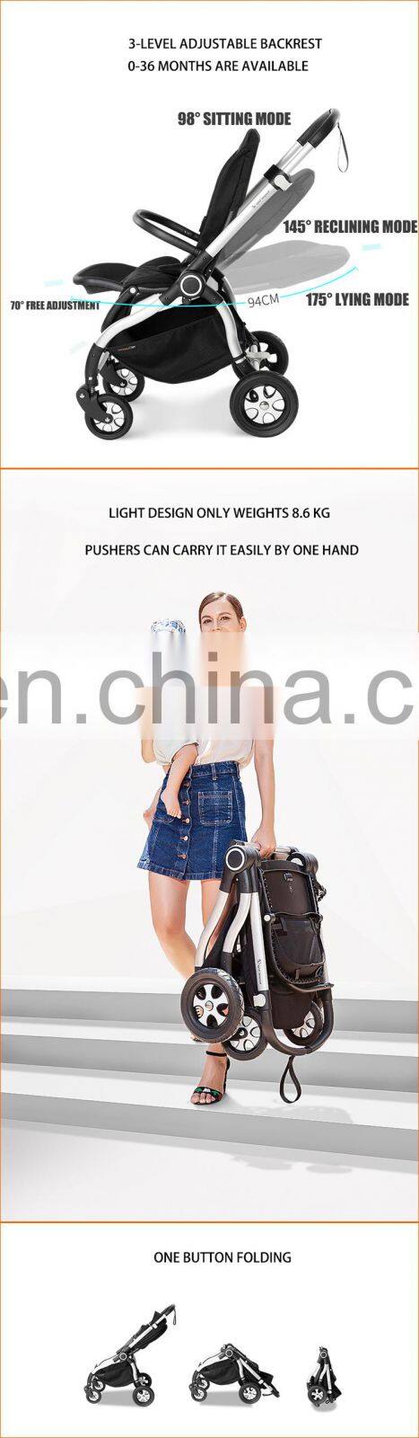 2020 high-end Stroller/foldable pram for kids