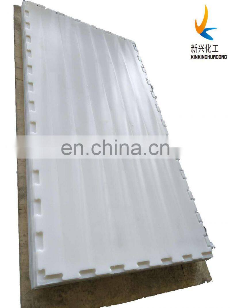 high quality impact resistance hockey synthetic ice rink roll skating boards / barrier