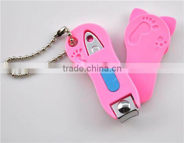 Little cat China cosmetic factory cute nail cutter set nail clipper kits