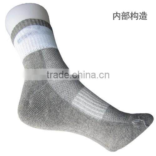 High quality men cotton comfortable sports socks With Terry