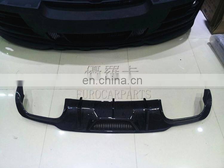 C Class Carbon Fiber rear lip spoiler Diffuser For for W204 C63 4 Door to vorsteiner Style carbon finber diffuser for C63 2012+