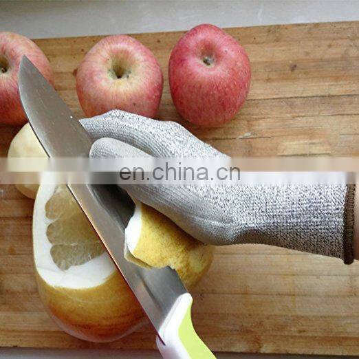 Anti Cut Guantes Anticorte Level 5 HPPE Liner PU Dipped Cut Resistant Gloves