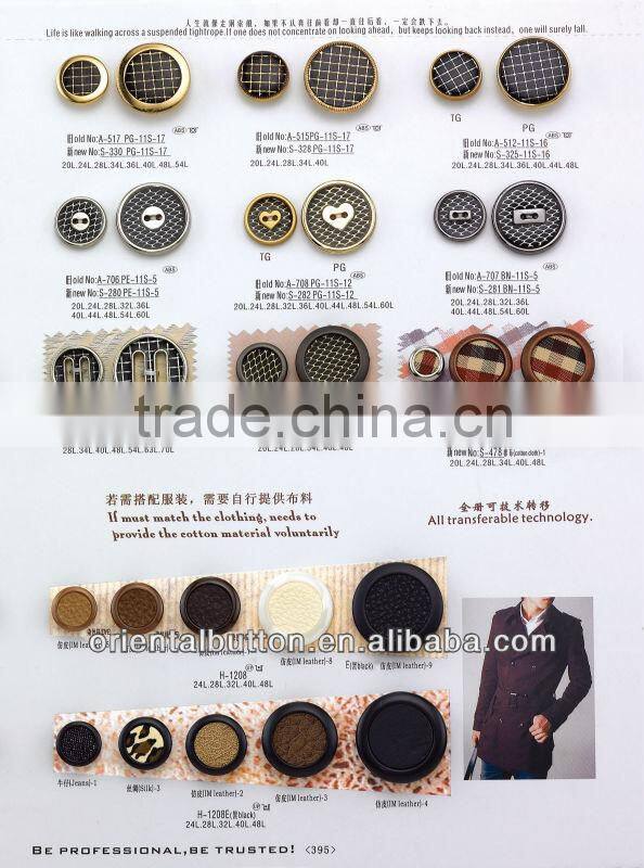 factory price DTM fabric covered buttons for clothing manufacturer