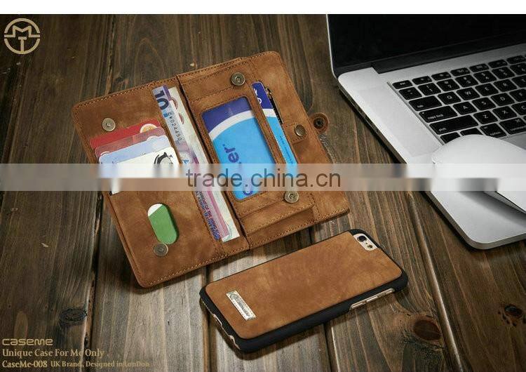 Wallet leather case for iphone 6, Multi-function case for iphone 6
