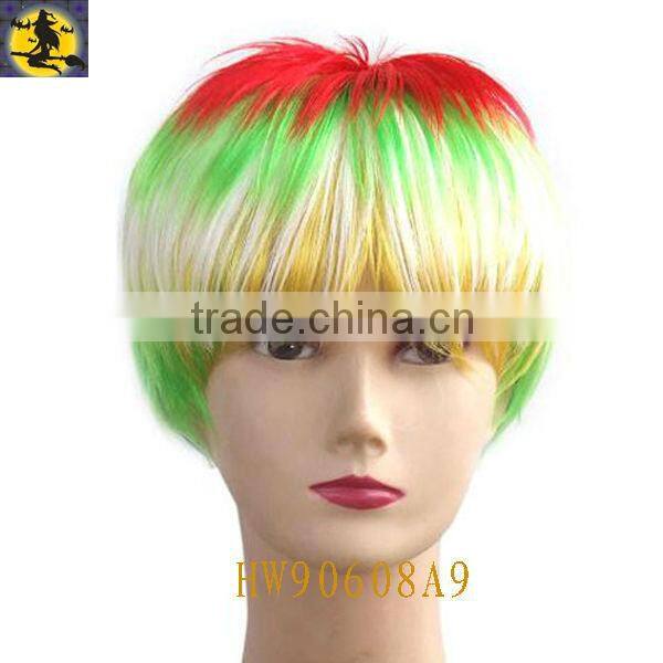 Crazy Flashing Wigs for Party Soccer Fans' Equipment