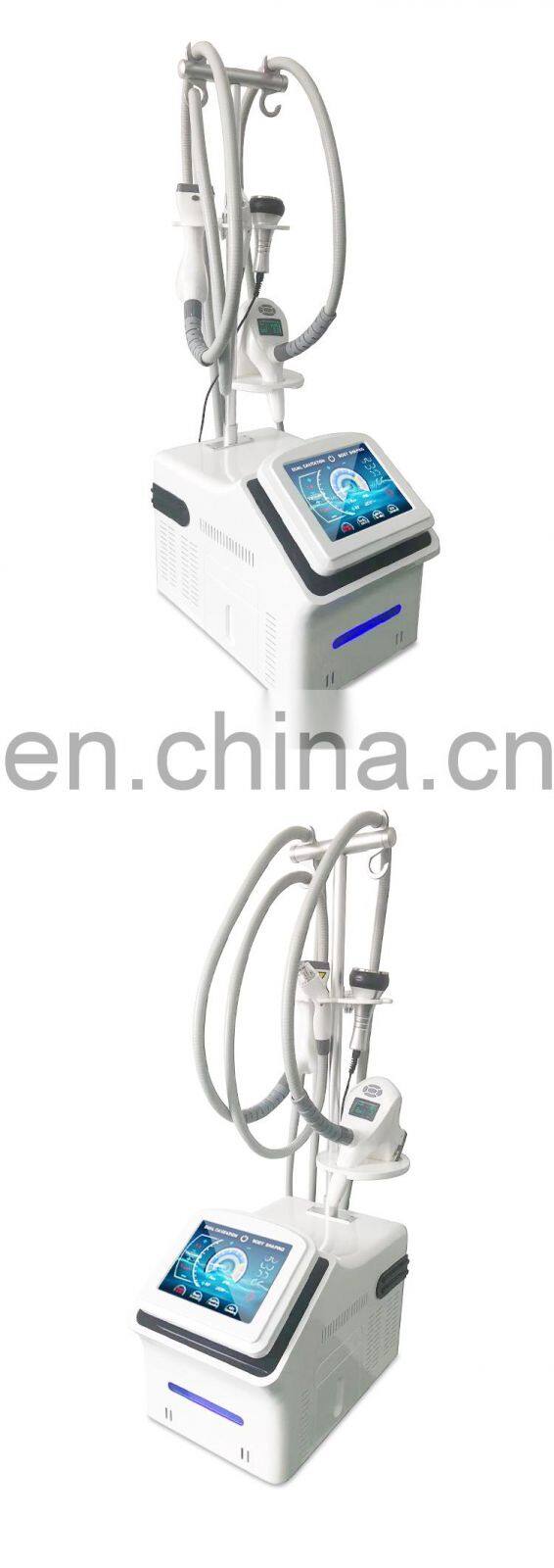 Portable V8 Vacuum Roller RF Body Slimming machine 40K Cavitation Weight Loss instrument Facial Wrinkle Lifting Beauty Device