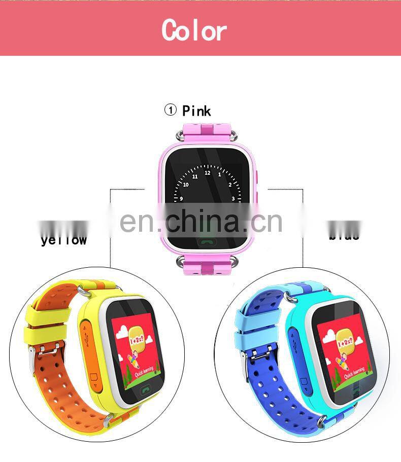 YQT China factory Wholesale Children Kids Smartwatch 2G SIM Card GSM Smart Watch For Kids Q523 Q90