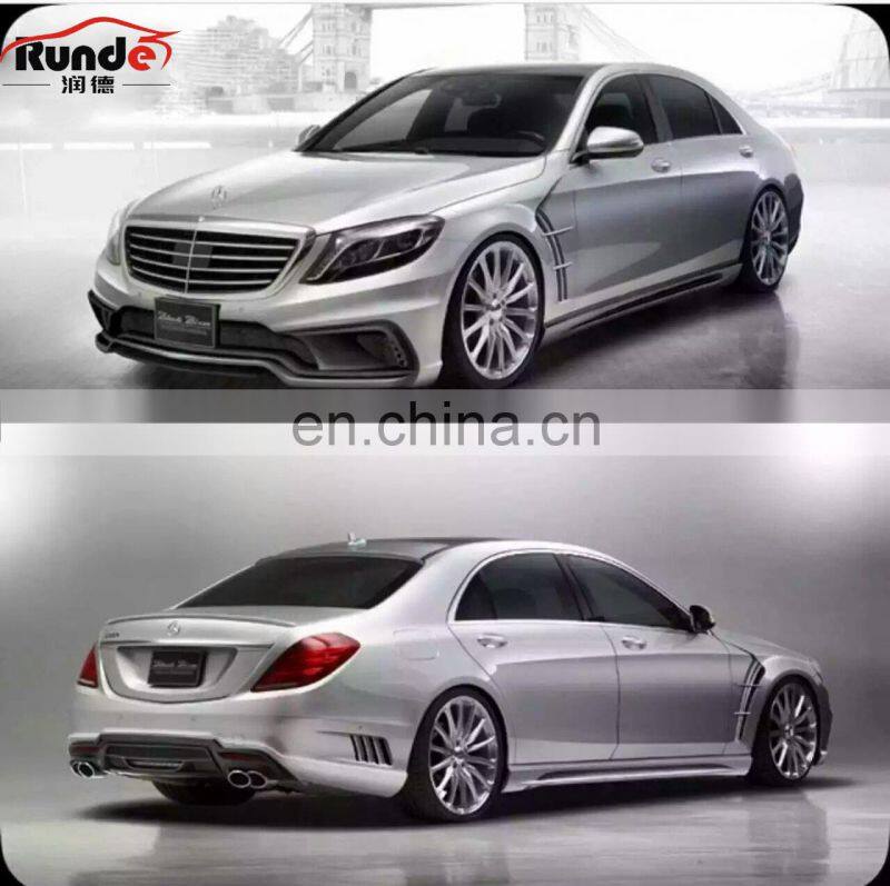 RUNDE W222 WD Style Car Bumper Car Full Body Kit For 2014-2017 Mercedes S-Class W222