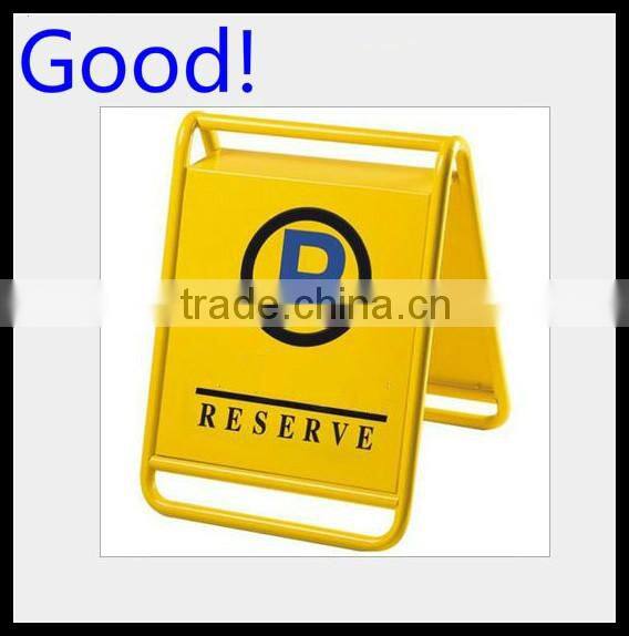 Customize Reserve Parking Stainless Steels_Parking floor stand sign_ Pedestal Signs Stand_Portable Hotel Metal Parking Reserve
