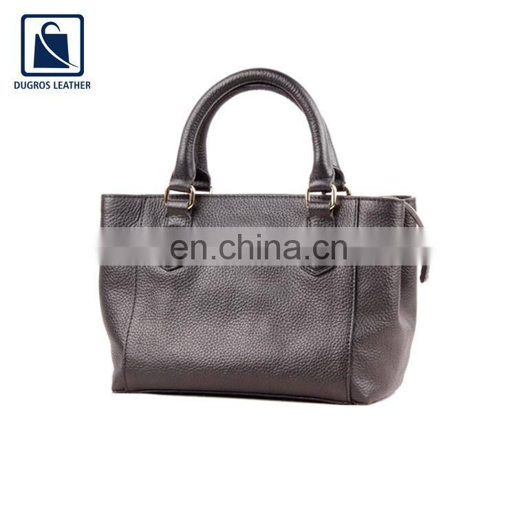 Impressive Quality 2 Handles Design Women Use Genuine Leather Luxury Handbag