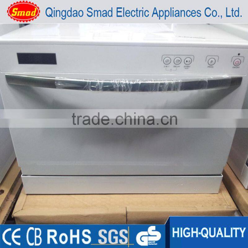 6 Sets mini dishwasher machine countertop dishwasher