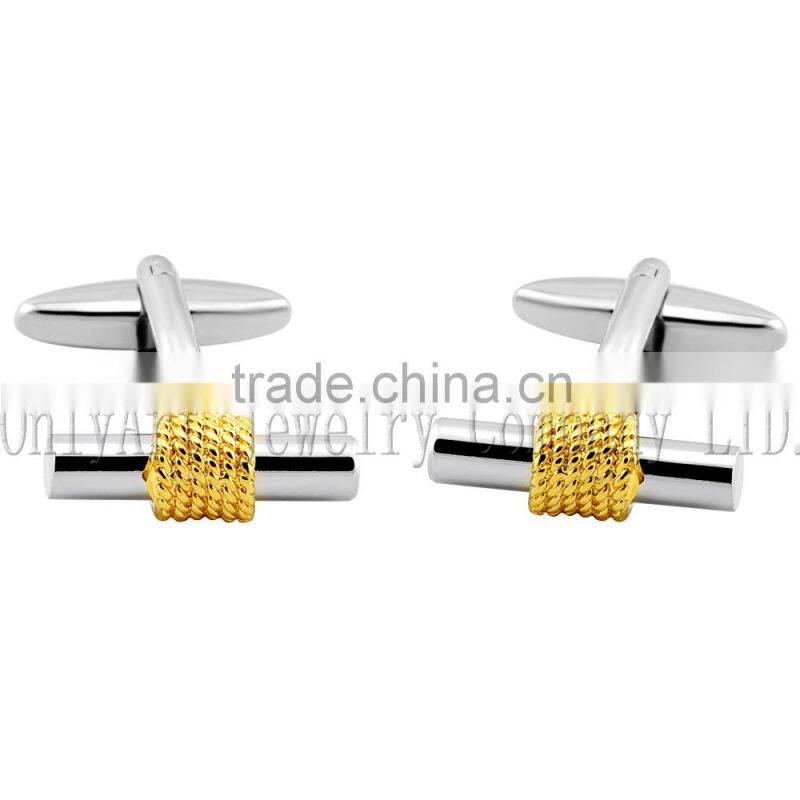 2015 new fashion cheap wholesale gold plated cufflinks, cufflink manufacturer for men, make custom cufflink blanks