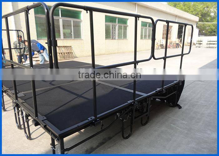 ACS Wooden Platform Stage, Event Stage, Stage Covering with wheels