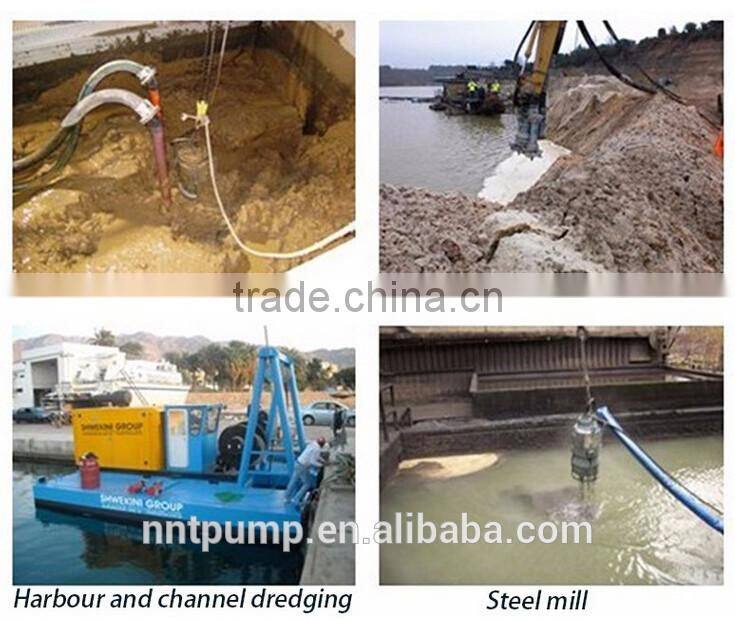 Centrifugal vertical submersible sewage pump with mixer at bottom