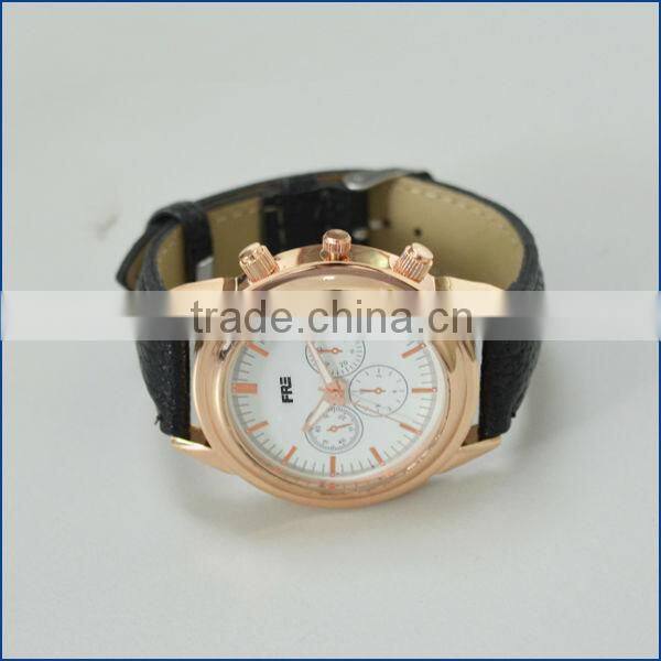 2014 hot sell fashion watch,leather band watch,cheap watch wholesale