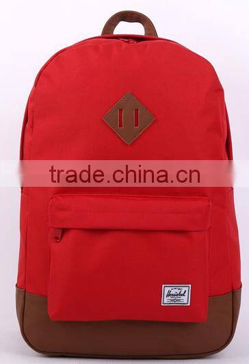 2016 Europ fashion 600D school backpack laptop bag fashion backpack