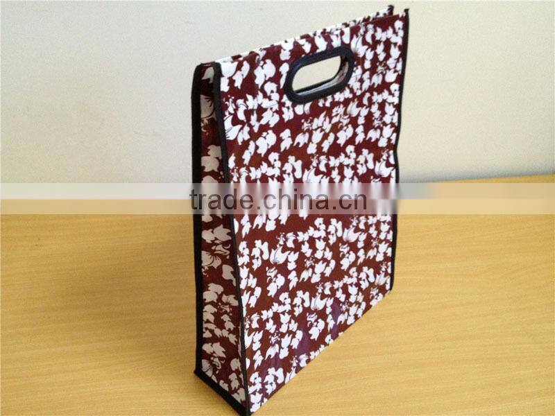 Reusable Recycle Grocery Supermarket Shopping Die Cut Woven Bags