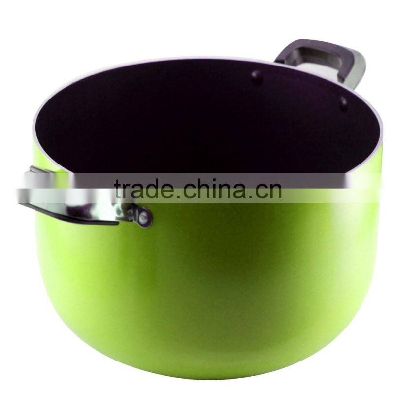 Enviromental cookware sets spray non stick coating