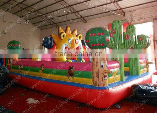 small bouncer Lion Paradise 6x4m inflatable funcity