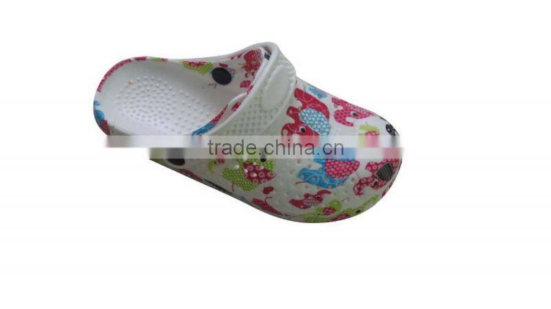 Women eva printing shoes,printing garden clogs, women eva clogs