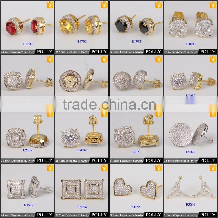 Beautiful desighed zircon 925 thailand silver earring