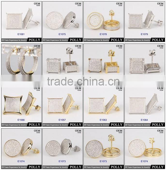 Hip pop Micro set AAA CZ 925 sterling silver mini angel pendant jewelry